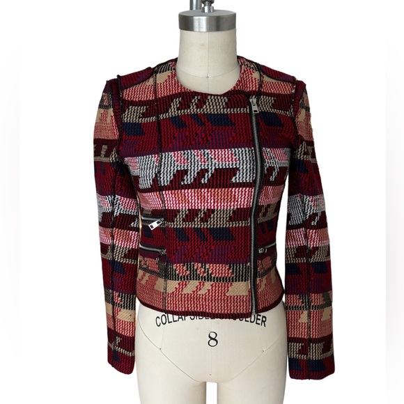 Maje Patterned Blazer, size S - Picture 2 of 8